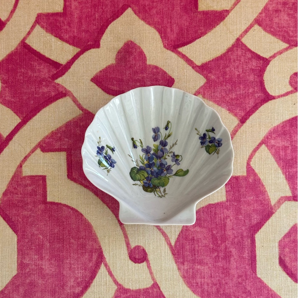 Limoges Rochard Vintage Clam Shell Dish